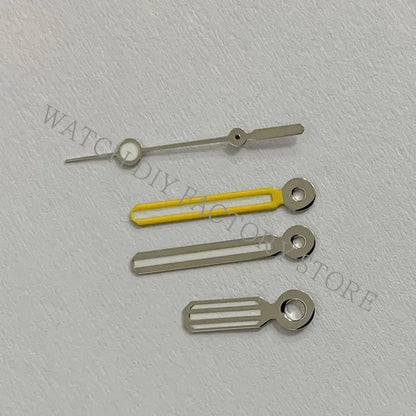 Colour Blocking Silver Yellow Green Luminous Watch Hands for NH35/NH36/4R/7S