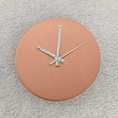 Solid Color No Date Vertical Striped Texture Watch dial with Hands for NH35/36