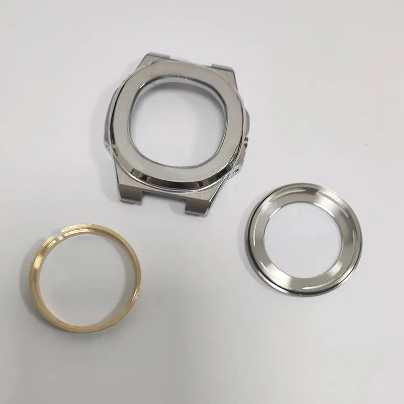 41mm Watch Case+Strap Metal lining Material fit 30.5mm Dial Fit NH35/NH36/4R