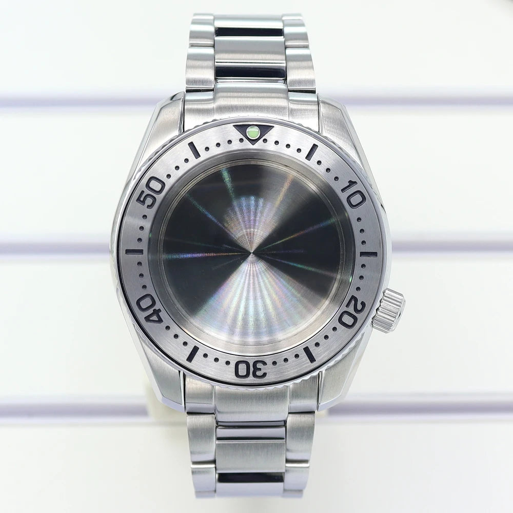 42mm Men's Watch Case Set For NH35 NH36 NH34 NH38 NH70 4R36 Sapphire Crystal