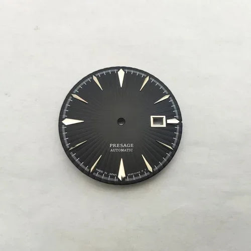 40mm  Steel Watch Case Dial Hands Kit for NH36 NH38 Bubble Mirror Shell Kit