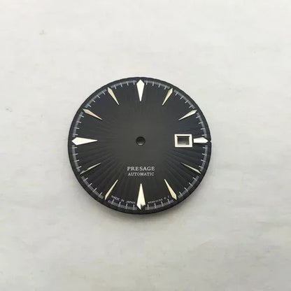 40mm  Steel Watch Case Dial Hands Kit for NH36 NH38 Bubble Mirror Shell Kit
