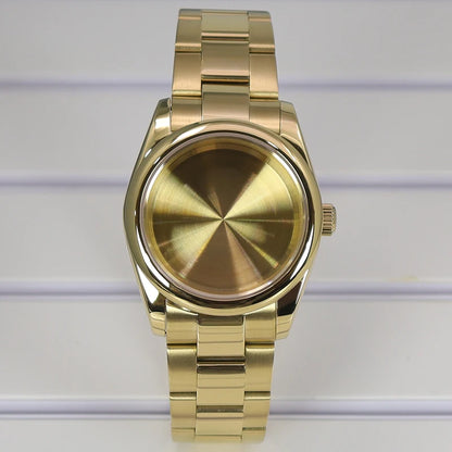36/39mm Watch Case For NH35/36 NH38 NH70 Miyota 8215 Cases Sapphire Glass Oyster