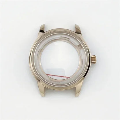 39.5mm Arch Glass Watch Case Stainless Steel Case for NH35 NH36 4R35A 4R36A