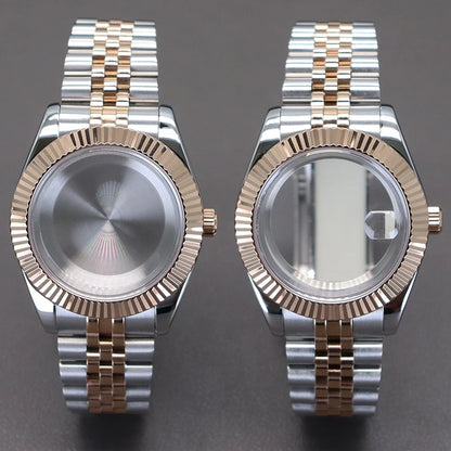 36/39mm Stainless Steel Watch Case for Nh34/35/36/38 Miyota 8215 Oyster Datejust