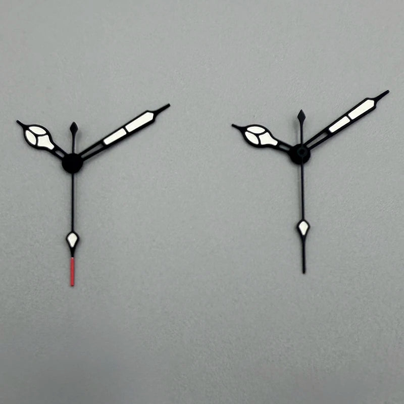 Modified Green Luminous Green Paint/White Paint Watch Hands for NH35/NH36/4R/7S