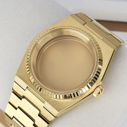 40mm Fluted Bezel Watch Cases For PRX Super Player Mod NH35 NH36 NH38 NH34 4R