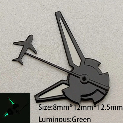 Modified Green Luminous Watch Hands Pointers for NH35/NH36/4R/7S Movement