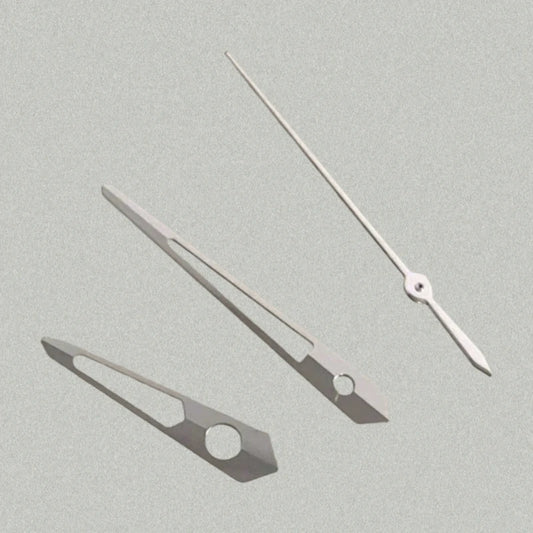 Simple Silver Hollow Out 8mm*12mm*12.5mm Watch Hands for NH35/NH36/4R/7S