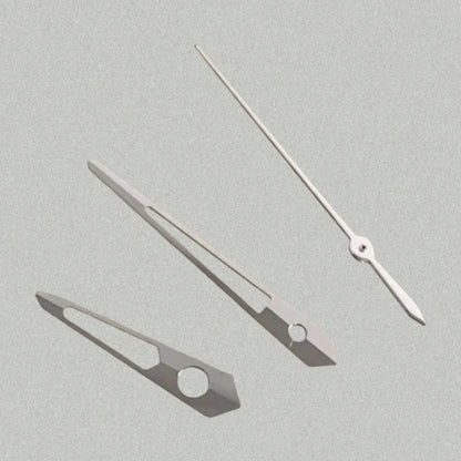Modified Simple Silver Hollow Out Watch Hands for NH35/NH36/4R/7S Movement