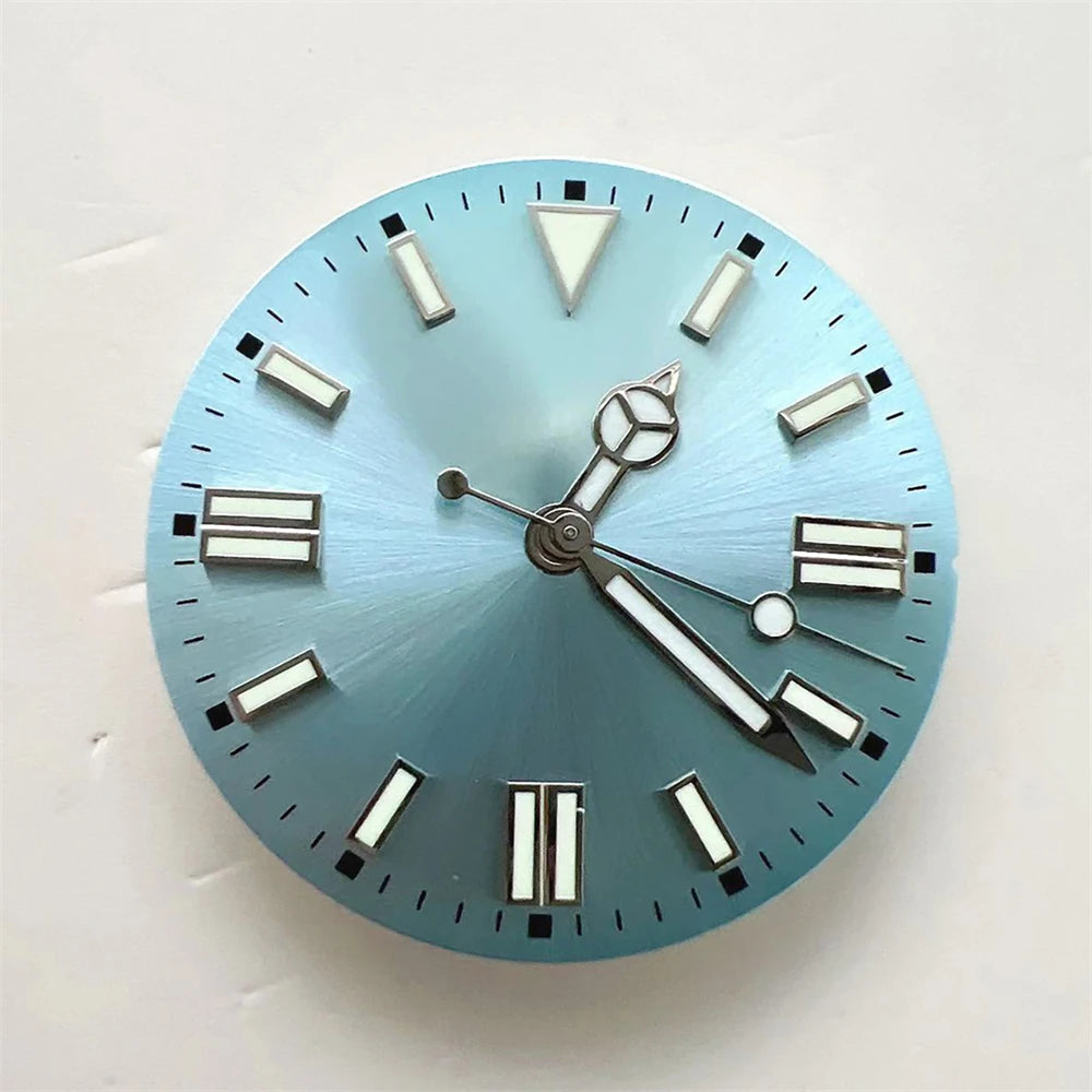 NH35 28.5mm Multicolor Dial + Watch Hands Green Luminous for 8215 2836 Movement