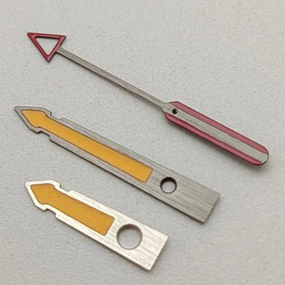Modified Yellow Luminous Silver-Yellow Watch Hands for NH35/NH36/4R/7S Movement