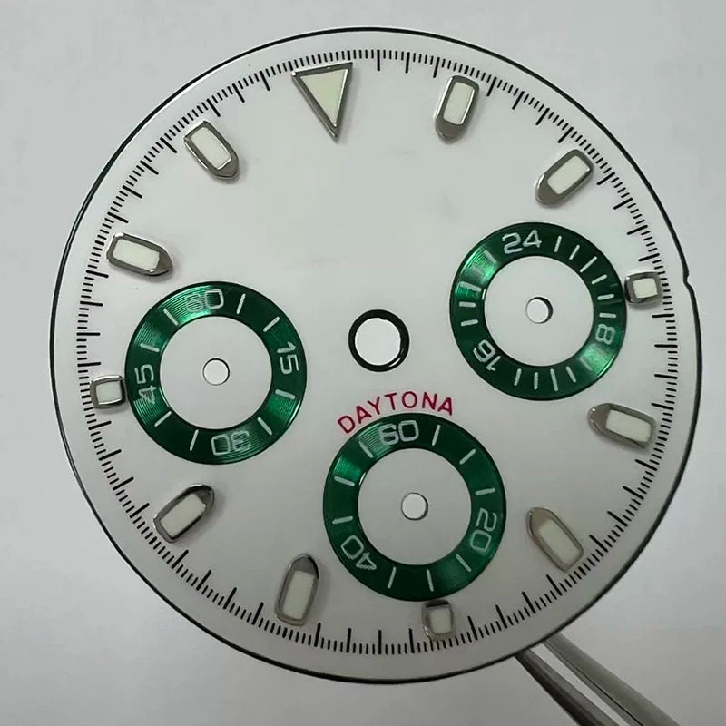 29.5mm VK63 Dial S Logo Dial Suitable For NH35/NH36 Movement Vertical Lines