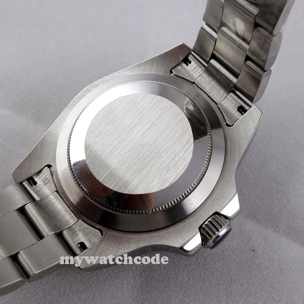 43mm Sapphire Glass Sub Watch Case Fit ETA 2824 2836 Miyota 8215 NH35 NH36