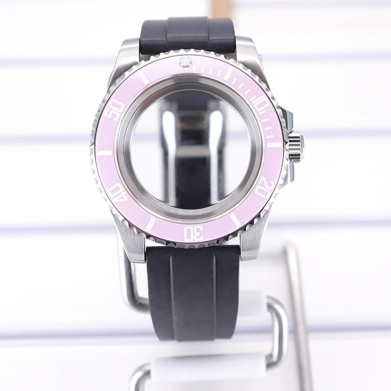 40mm Watch Case For 4R NH35 NH36 NH34/38 NH70 8215 Eta2824 PT5000 Sapphire Glass