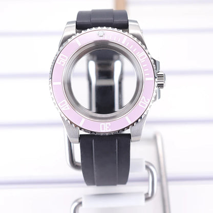 40mm Watch Case For 4R NH35 NH36 NH34/38 NH70 8215 Eta2824 PT5000 Sapphire Glass