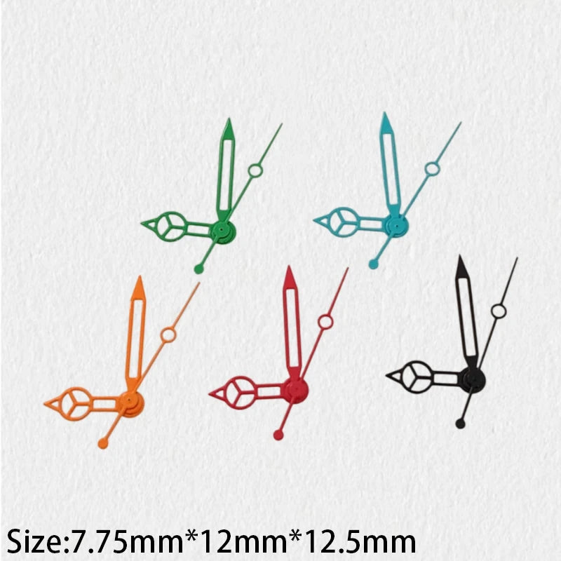 Multicolor Modified Hollow Out Watch Hands Pointers for NH35/NH36/4R/7S Movement