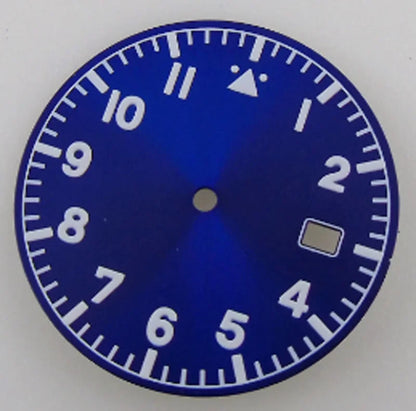 33.6mm Multicolor Watch Dial Fit For NH35AA NH36AA with Green Luminous Modified