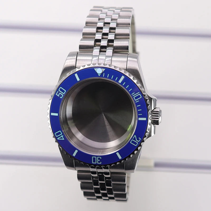 40mm Watch Case C3 Ceramic Bezel For Eta2824 PT5000 NH35 NH36 4R36 Miyota 8215