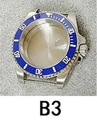 40mm SUB GMT Steel Watch Case for 2813/8215/2836/3804/8200 with Sapphire Glass