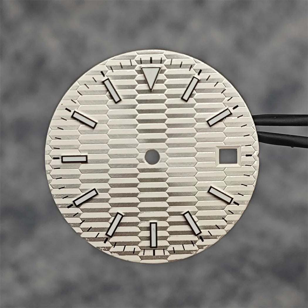 28.5mm Dial with Blue Green Luminous for 8215/ETA2824/2836/8200/821A/Mingzhu2813