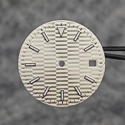 28.5mm Dial with Blue Green Luminous for 8215/ETA2824/2836/8200/821A/Mingzhu2813