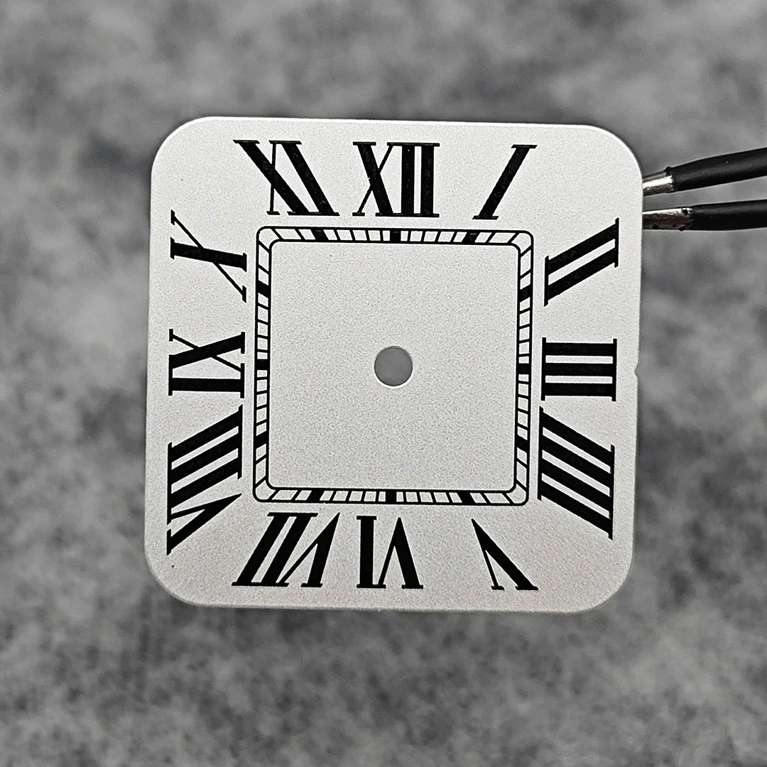 38mm 316L Stainless Steel Square Watch  Case Set for NH36 4R36 Movement