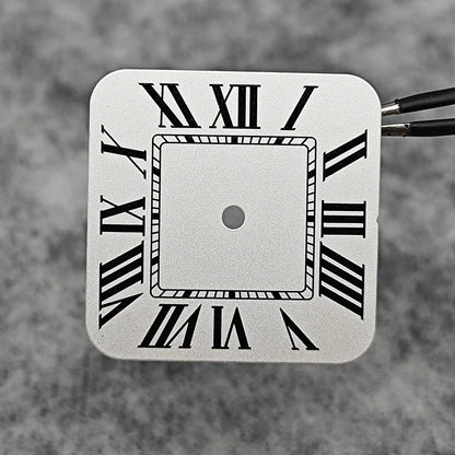 38mm 316L Stainless Steel Square Watch  Case Set for NH36 4R36 Movement