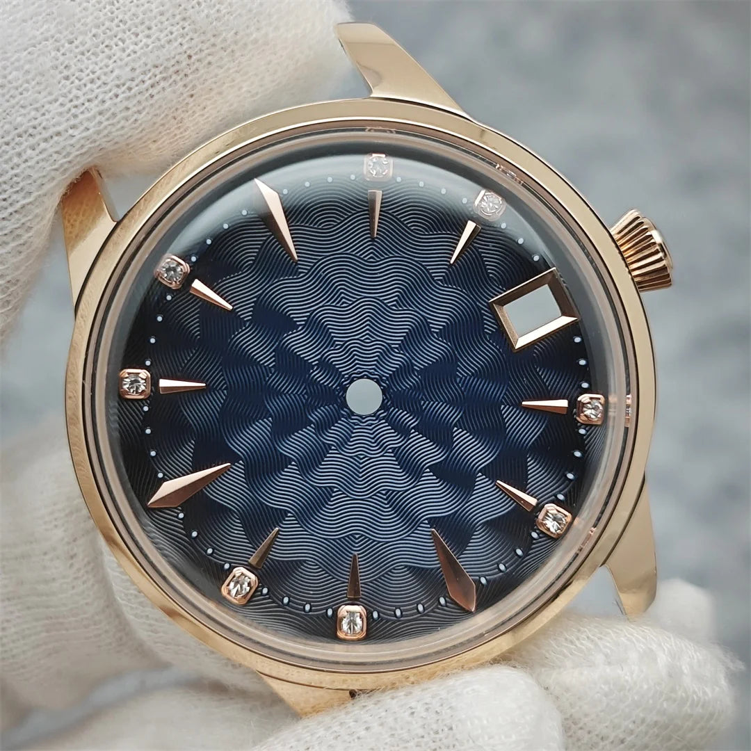 33mm Bubble Crystal Women's Cocktail Steel Watch Case for NH35/NH36/4R35A/4R36A