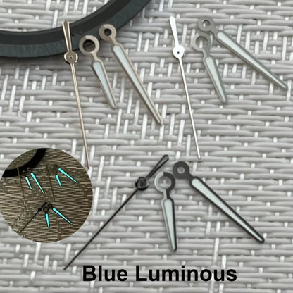 BGW9 Blue Luminous Watch Hands Set for NH34 NH35 NH36 4R35 4R36 Movement