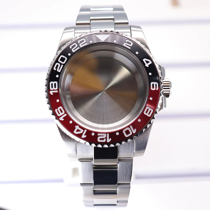 40mm Watch Cases Sapphire For Nh35 Nh36 Nh34/38 Nh70 Miyota 8215 Eta 2824 PT5000