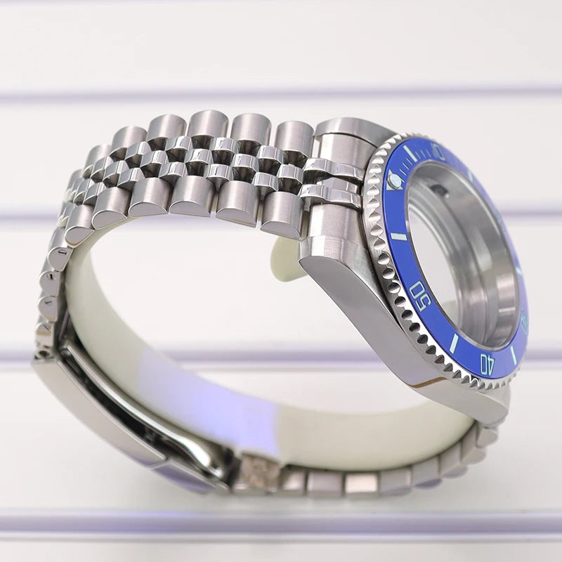 40mm Watch Case C3 Ceramic Bezel For Eta2824 PT5000 NH35 NH36 4R36 Miyota 8215
