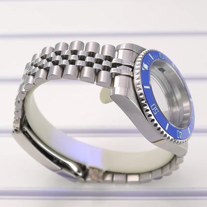 40mm Watch Case C3 Ceramic Bezel For Eta2824 PT5000 NH35 NH36 4R36 Miyota 8215