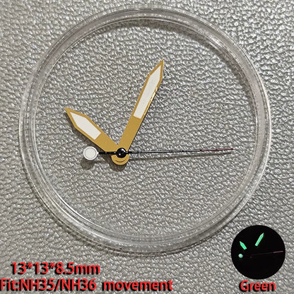 Watch Hands Pointer Luminous C3 Green Suitable for NH35/NH36 ETA 2836 2824