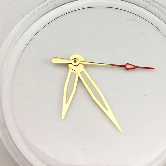 Golden Trim Green Luminous Watch Hands for NH35/ NH36/ SKX007 Movement