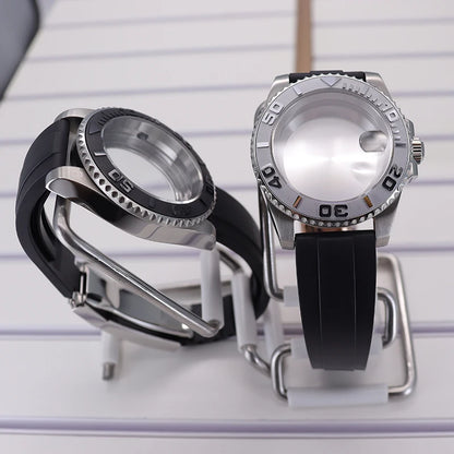 40mm Watch Case Sapphire For NH35 NH36 NH34 Miyota8215 Eta2824 PT5000 YACHT