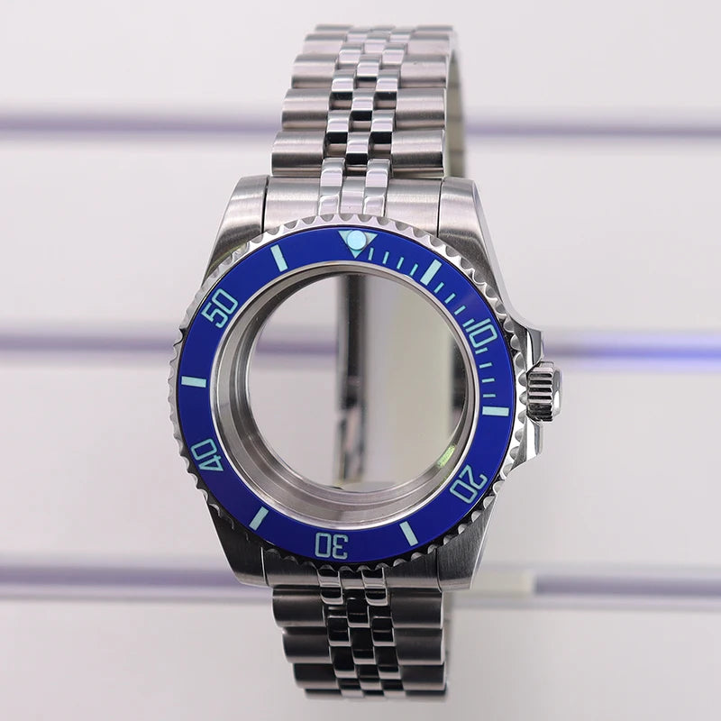 40mm Watch Case C3 Ceramic Bezel For Eta2824 PT5000 NH35 NH36 4R36 Miyota 8215
