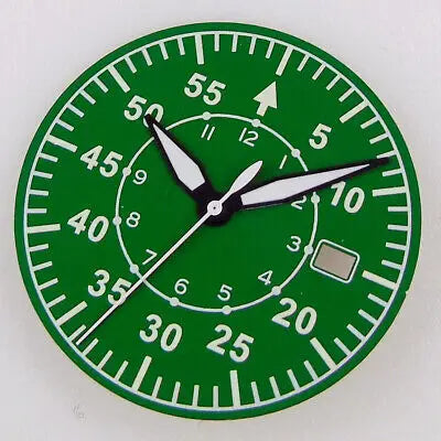 33.6mm Multicolor Watch Dial Fit For NH35AA NH36AA with Green Luminous Modified