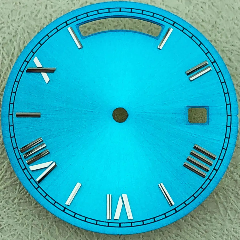 Modified 31mm Calendar Roman Numeral Multicolor Watch Dial For 8285 Movement