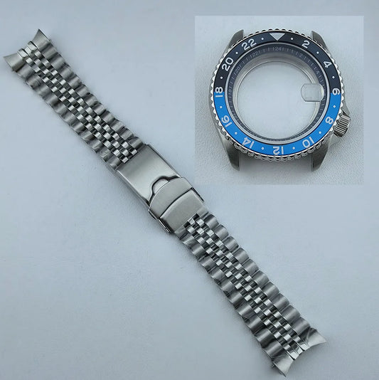 5 ATM 316L Steel Watch Case with Bezel for NH35 NH34 Movement Fit 28.5mm Dial