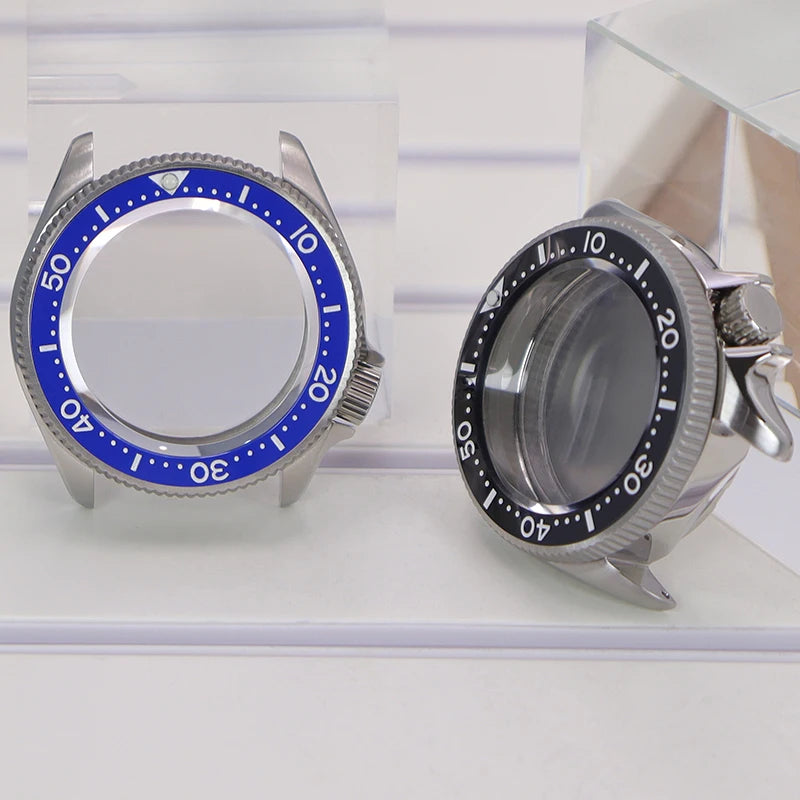 38mm Watch Case Sapphire Glass Multicolor Ceramic Bezel For NH34/35/36/38 4R36