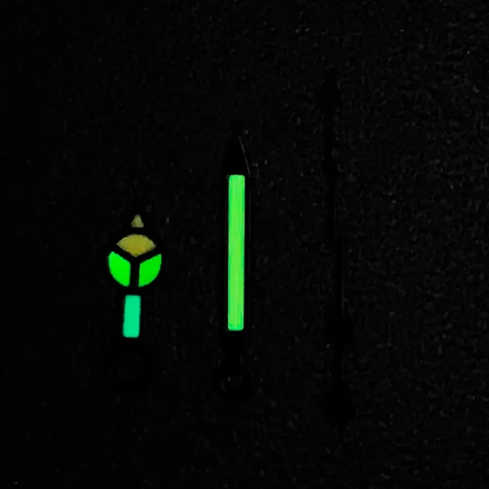 3-pin Lightning Second Hand Color Watch Hands with Luminous for NH35/NH36/4R/7S