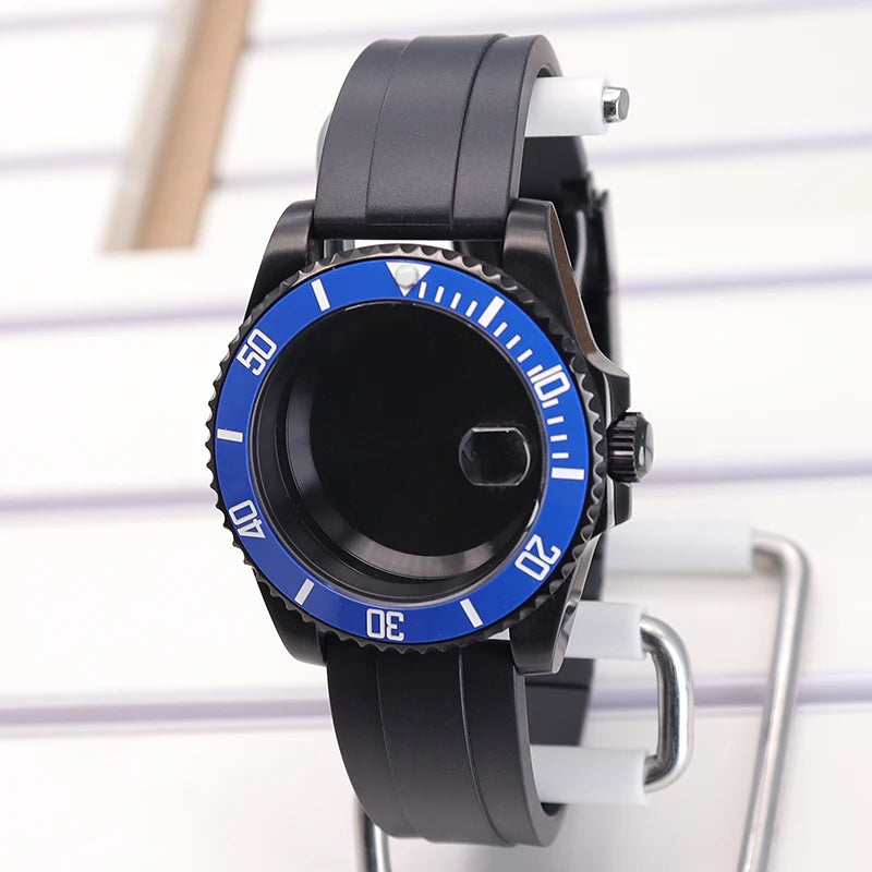 40mm Watch Case Sapphire For SUB NH35 NH36 NH34 GMT NH38 GMT Miyota 8215 Eta2824