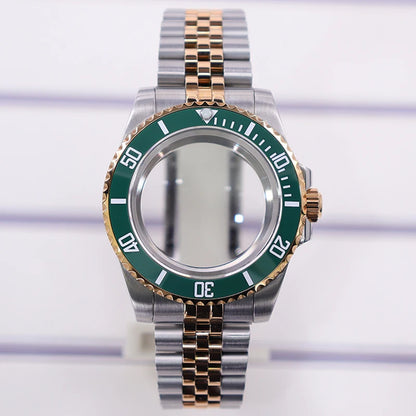 40mm Watch Case For NH35 NH34 NH36 NH70/Miyota8215/Eta2824 PT5000 Slide Buckle