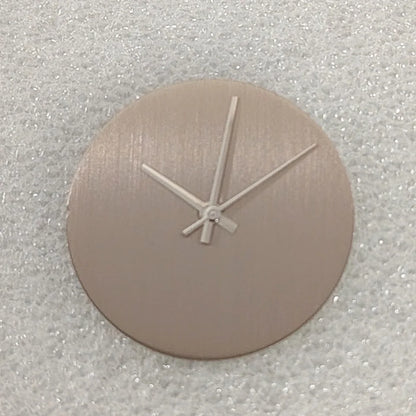Solid Color No Date Vertical Striped Texture Watch dial with Hands for NH35/36