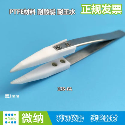 PTFE Tweezer Anti-static /Acid and Alkali Resistance /High Temperature Resistance