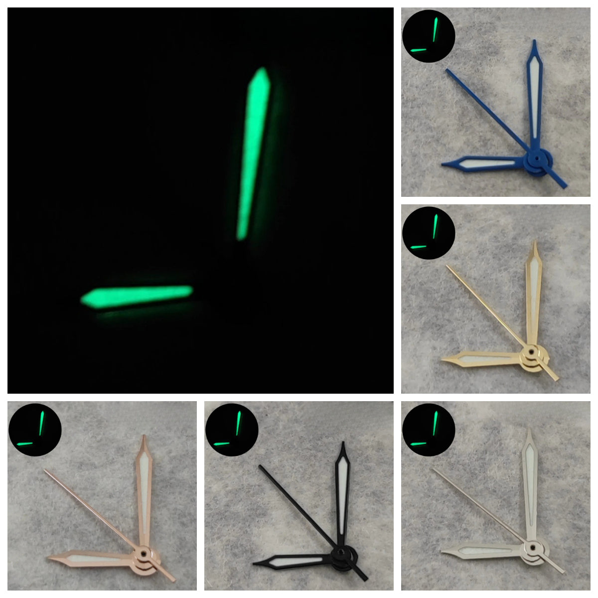 Modified Multicolor Watch Hands For NH34 NH35 NH36 NH38 7S26 4R35 4R36 Movement