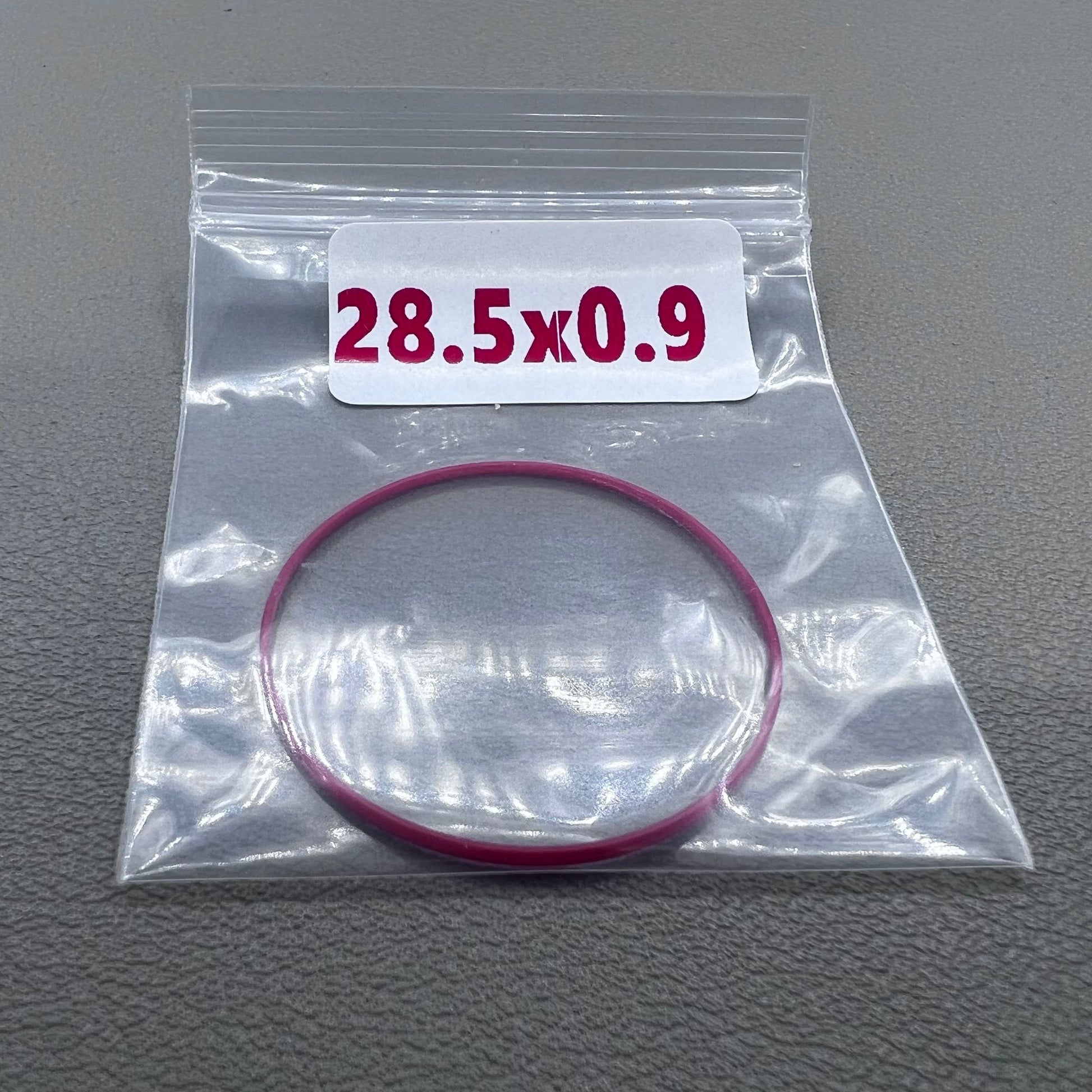 Set of 5 Teflon watch gasket O-rings 28.5mm for Tissot models T063, T035, 1853, T099, T028, T41.