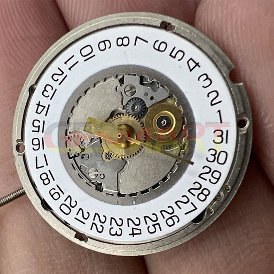 Montre <tc>ETA</tc> 955.414 Mouvement à quartz Mouvement de fabrication suisse Date à 3 heures