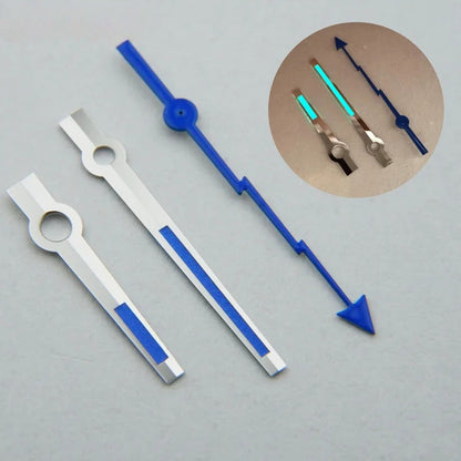 Watch Hands For 41mm Case For Datejust Fit 3135/3235 Movement Blue lume